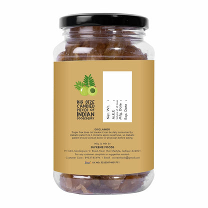 cravez Dried Honey Ginger Amla Candy | Adarak Amla | Low Processed Amla, Natural, No Preservative | No Artificial Colour Used (Amla)