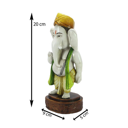 eCraftIndia Lord Ganesha Statue Decorative Showpiece - 20 cm