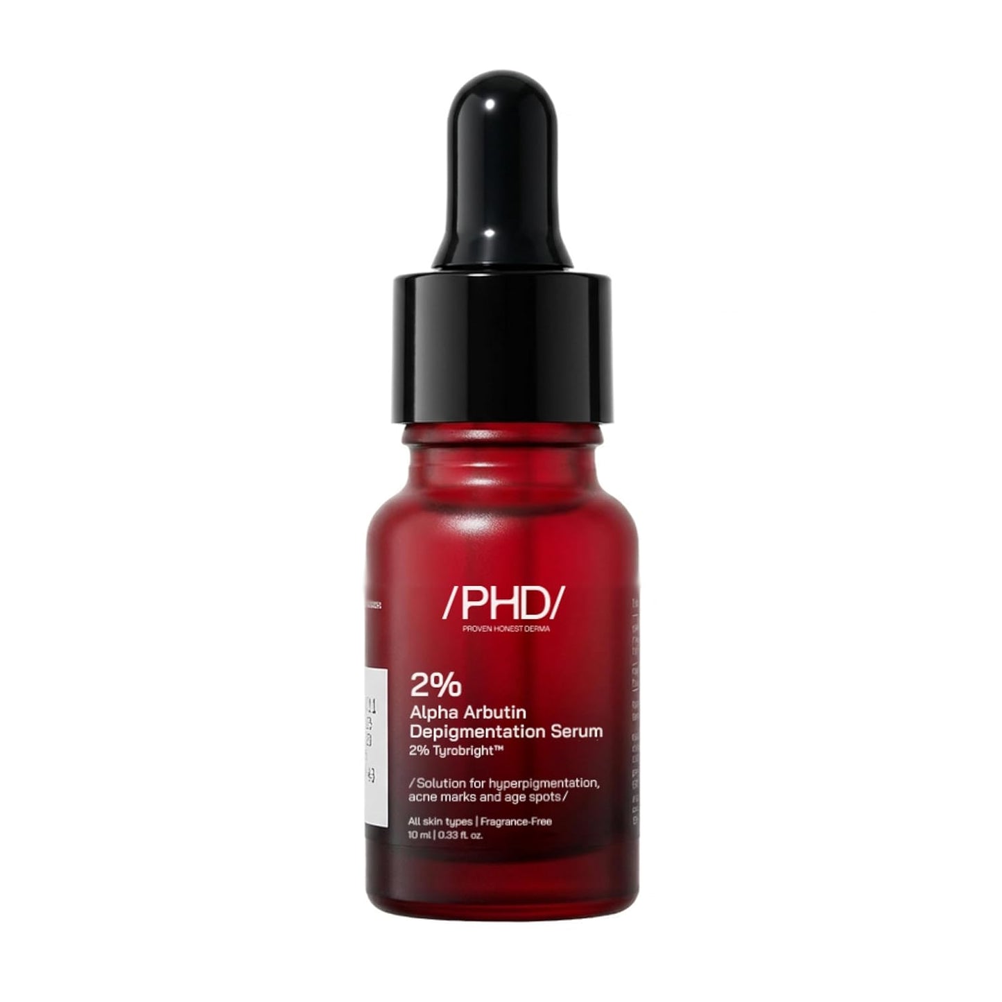 /PHD/ 2% Alpha Arbutin Depigmentation Serum | Alpha Arbutin for Pigmentation & Dark Spot | Pigmentation serum for Women & Men | Tyrobright™, Niacinamide | Tan removal | Fragrance-Free | 10ml