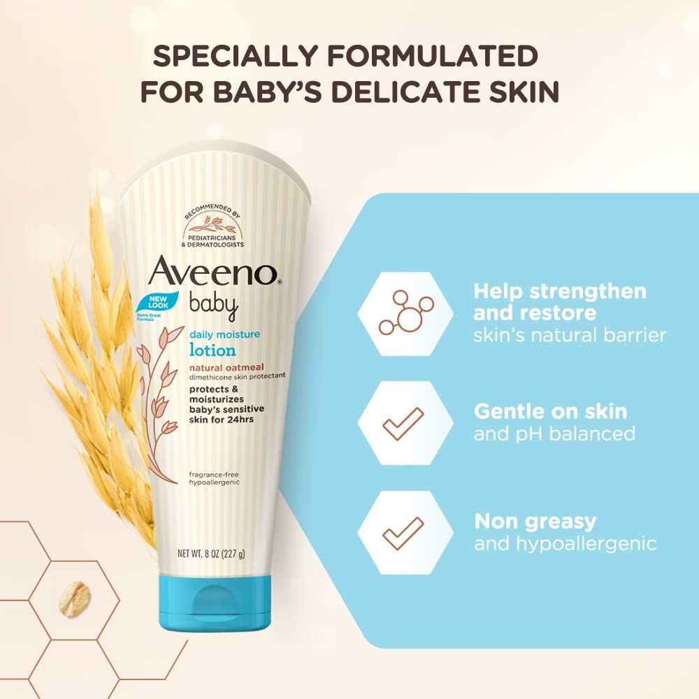 Aveeno Baby Daily Moisturising Lotion, 227g (8 oz.)