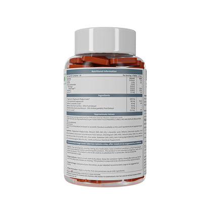Neuherbs True Magnesium Glycinate Supplement 1600mg - 60 Tablets | Chelated Magnesium Supplement for Men & Women With Antioxidants, Zinc & Vitamin C For Muscle Recovery, Improved Sleep & Joint Health.