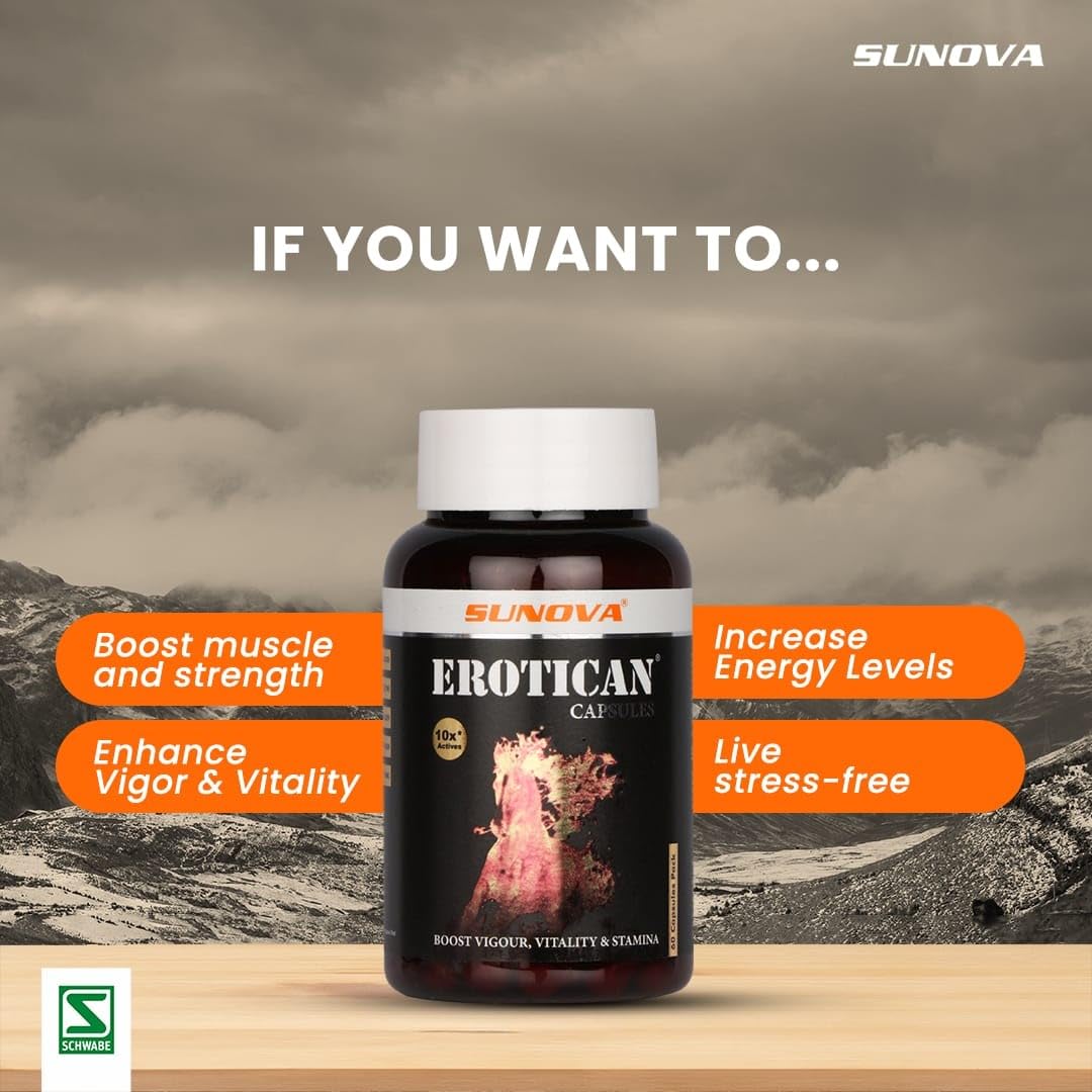 Erotican Capsules for MAN POWER - Pack of 1 (60 capsules)