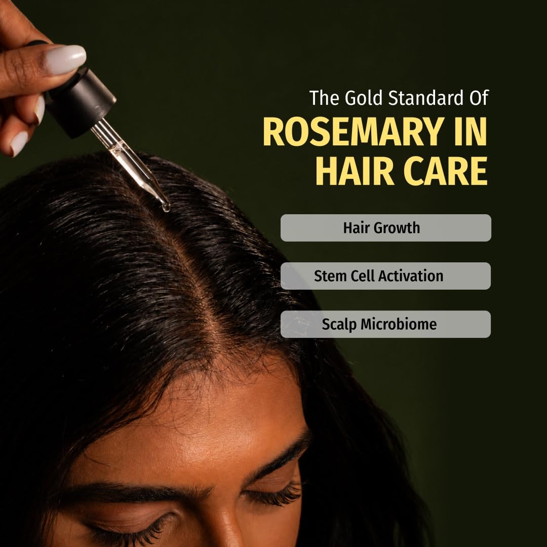 Vilvah Hair Growth Serum | Redensyl & Rosemary Serum for Hair Fall Control & Improved Hair Density | Supports Healthier Hair Growth & Stronger Hair | Nourishes Scalp & Balances Scalp Ecosystem | 30 ml