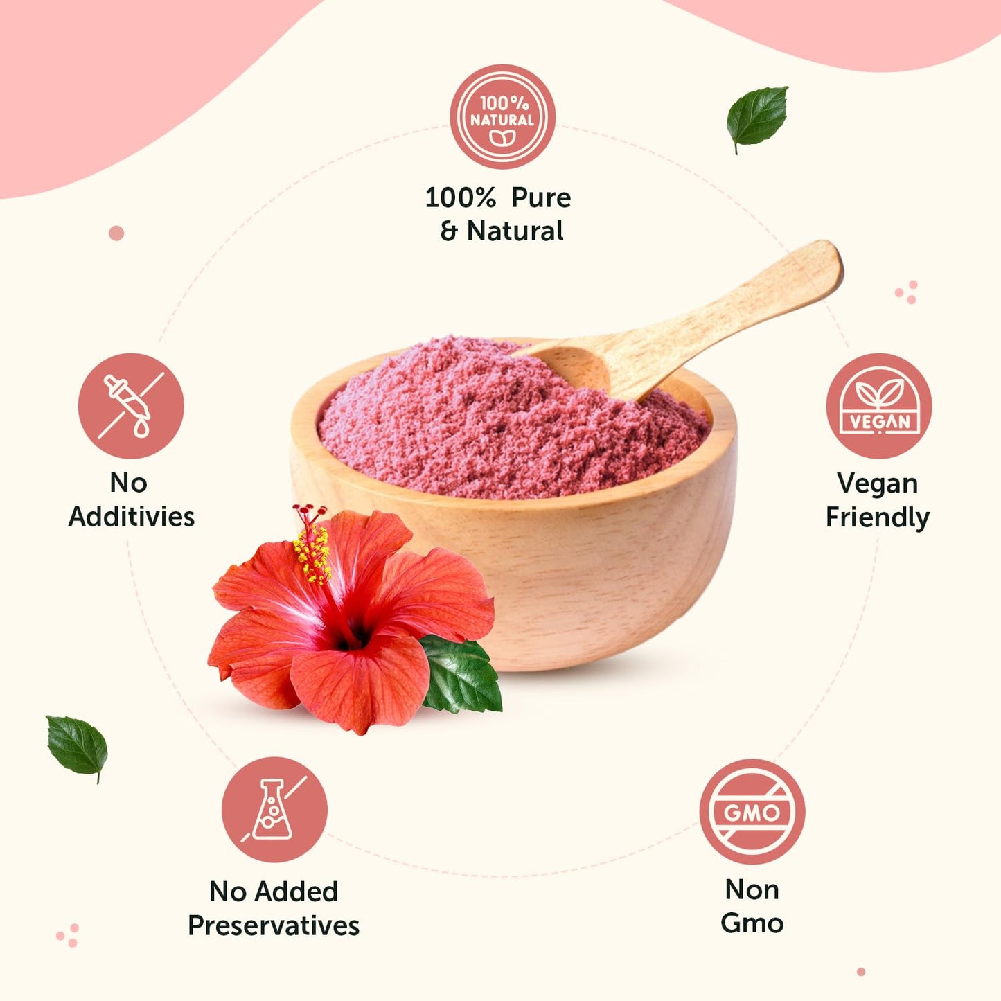 Neuherbs Organic Hibiscus Powder For Women & Men (100 gm, Pack of 1) | Ayurvedic Care To Boost Skin & Hair Health | 100% Natural & Vegan Friendly | Rich in Antioxident & Vitamin C | No Additives