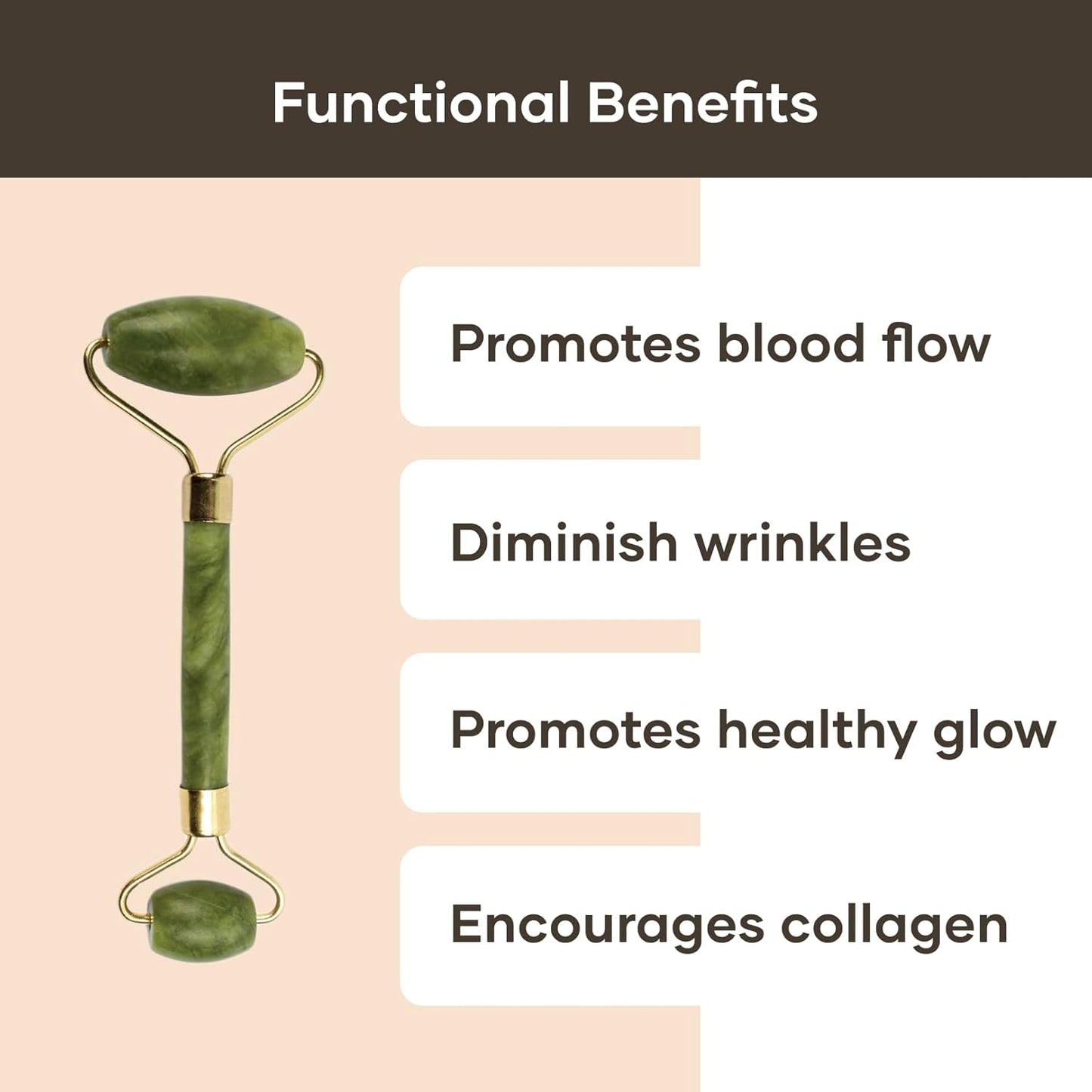 Mars by GHC Gloww Skin Serum & Jade Roller & Gua Sha Powered With Retinol, Hyaluronic Acid, Vitamin C & Natural Jade Stone, 30 ml (Combo Pack)