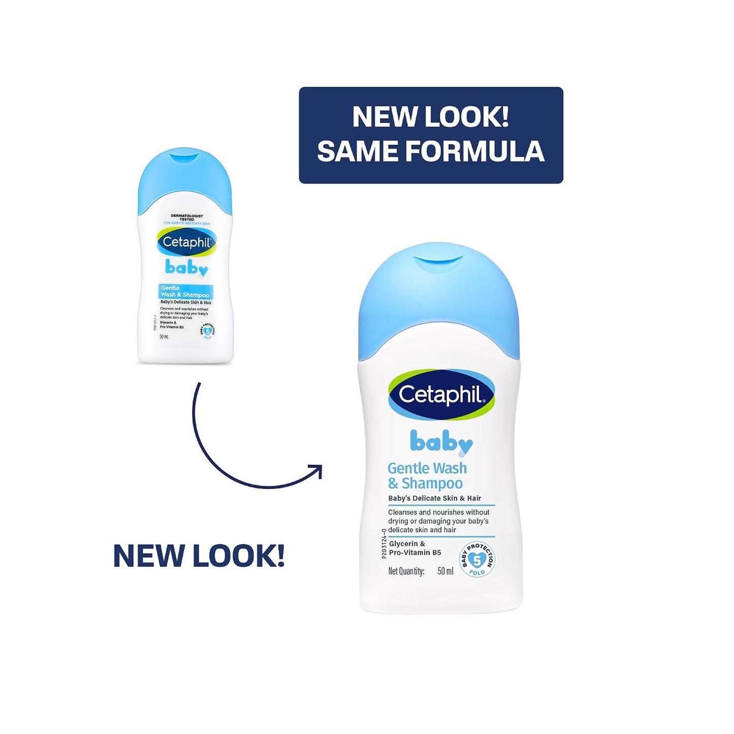 Cetaphil Baby Gentle Wash & Shampoo - (50ml)