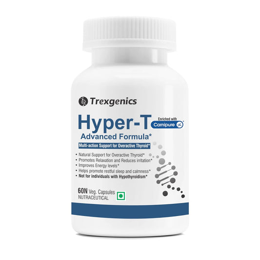 Trexegenics Hyper-T Advanced Formula supplement bottle on a white background