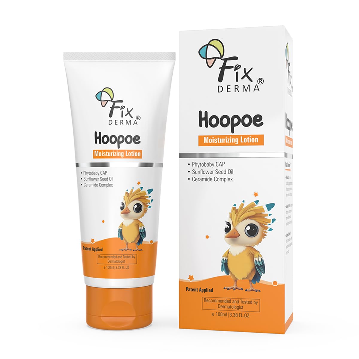 Fixderma Hoopoe Baby Anti-Itch Lotion 100ml | Soothing & Irritated Skin | Gentle, Hypoallergenic & Safe for Babies