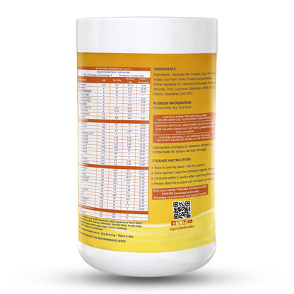 Pro360 Diabeticare Pro Protein Powder for Diabetes - Nutrition Supplement for Diabetic Care - Helps in Managing Blood Sugar Levels - Zero Added Sugar - Badam Flavour 200g Jar