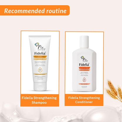 Fixderma Fidelia Strengthening Conditioner with Shea Butter & Wheat Protein for Frizzy & Dry Hair | Conditioner for Women & Men | Hair Conditioner - 100gm (Pack of 1)