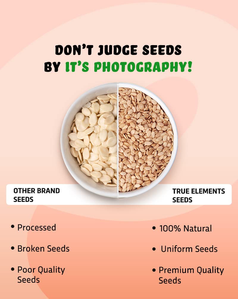 True Elements Watermelon Seeds 250g - High in Protein | Magaj Seeds | Source of antioxidants