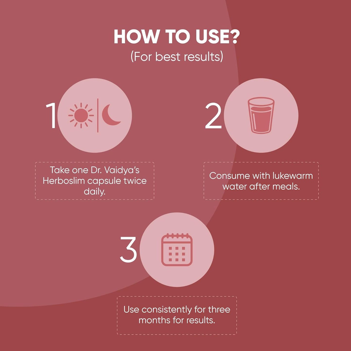 Dr. Vaidya's Herboslim Tablets | Ayurvedic Weight Loss Supplement | Strong Fat Burner for Men & Women | Supports Metabolism & Fat Loss | 30 Capsules | Herbal Fat Burners for Weight Management