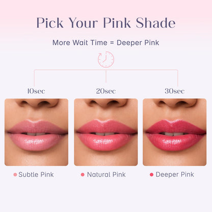 Seoulskin Wipe Off Lip Tint | Long Lasting No-Fade Lip Stain | Matte Lip Tint Waterproof, Transfer-Proof, Smudge-Proof | Easy Application & Wipe Off Formula | Lasts All Day | Natural Pink Color | Vegan | Shade: Petal Pink (4ml)