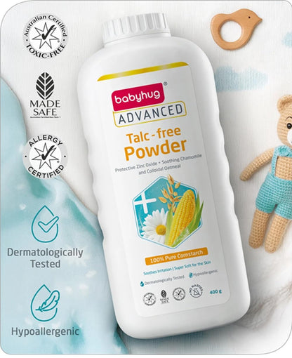 Babyhug Advanced Talc-Free Dusting Powder - 400 gm