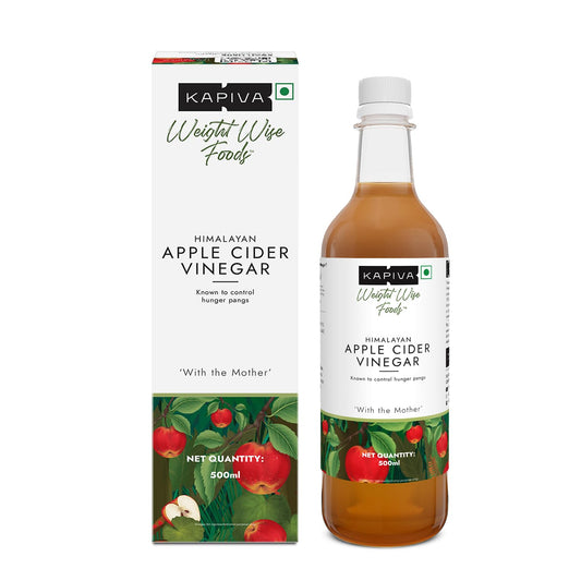 Kapiva Himalayan Apple Cider Vinegar With Mother Vinegar 500Ml, Liquid Super Saver Pack