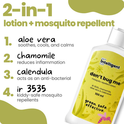 Tuco® Kids Mosquito Repellent Lotion, Age 0-10 Years, 100 ml | With Chamomile, Aloe Vera and Calendula, Protects from Dengue, Malaria, Chikunguniya, 100% Natural, 12 hr. Protection