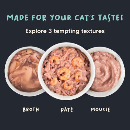 Meowsi by HUFT Tuna & Shrimp Pate Wet Cat Food - 80 gm | Delicious & Creamy Food for Persian & All Breeds | Rich in Omega-3, Essential Nutrients & Hydration for Optimal Health
