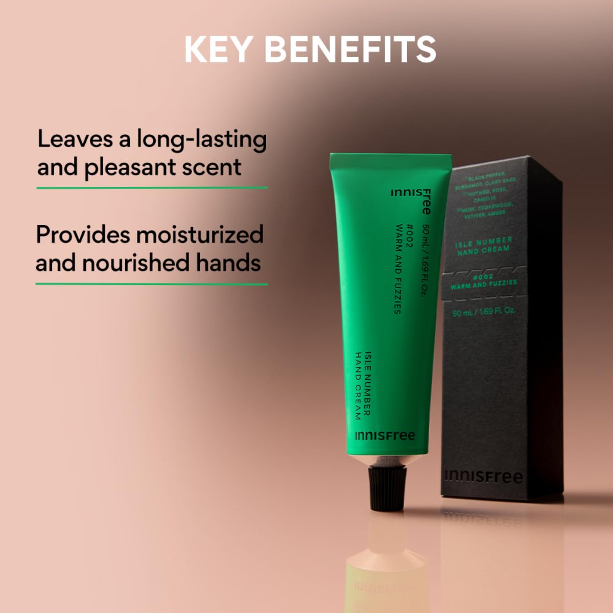 innisfree Isle Number Hand Cream #Warm and Fuzzies 50ml, Korean Beauty