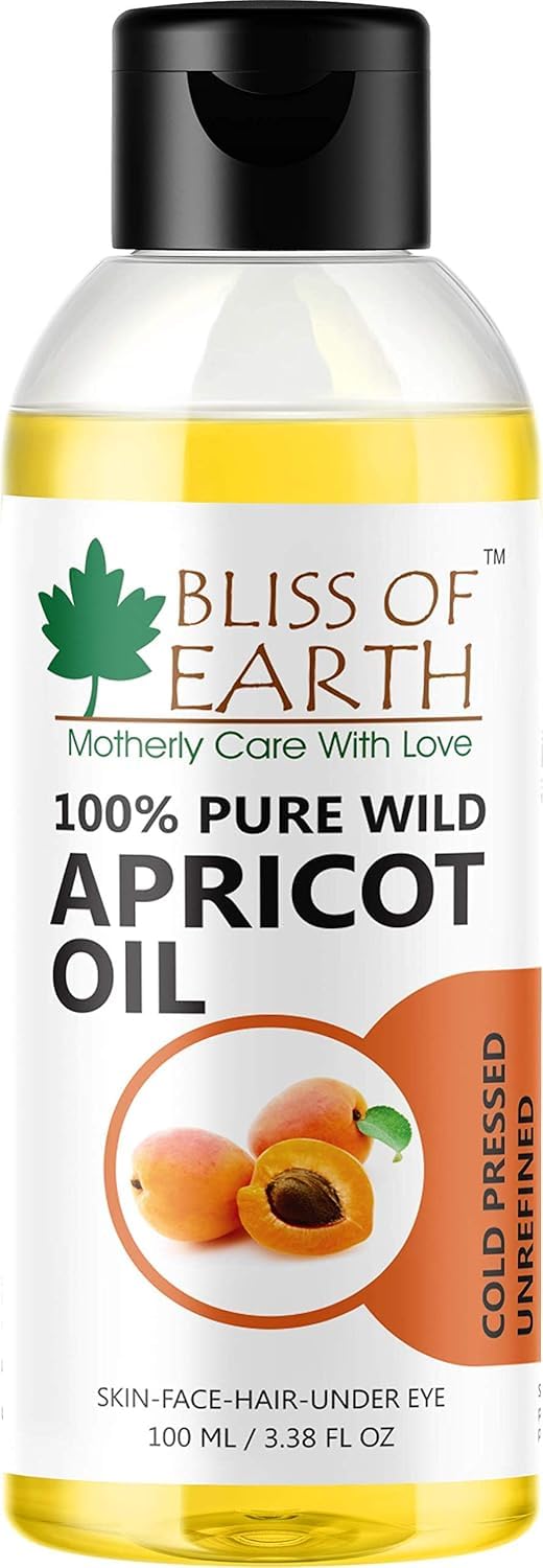 Bliss of Earth™ Wildcrafted Himalayan Apricot Oil Coldpressed & Unrefined (100 ML)