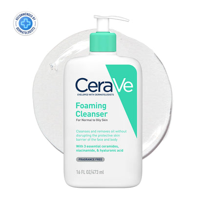 CeraVe Foaming Cleanser For Normal To Oily Skin