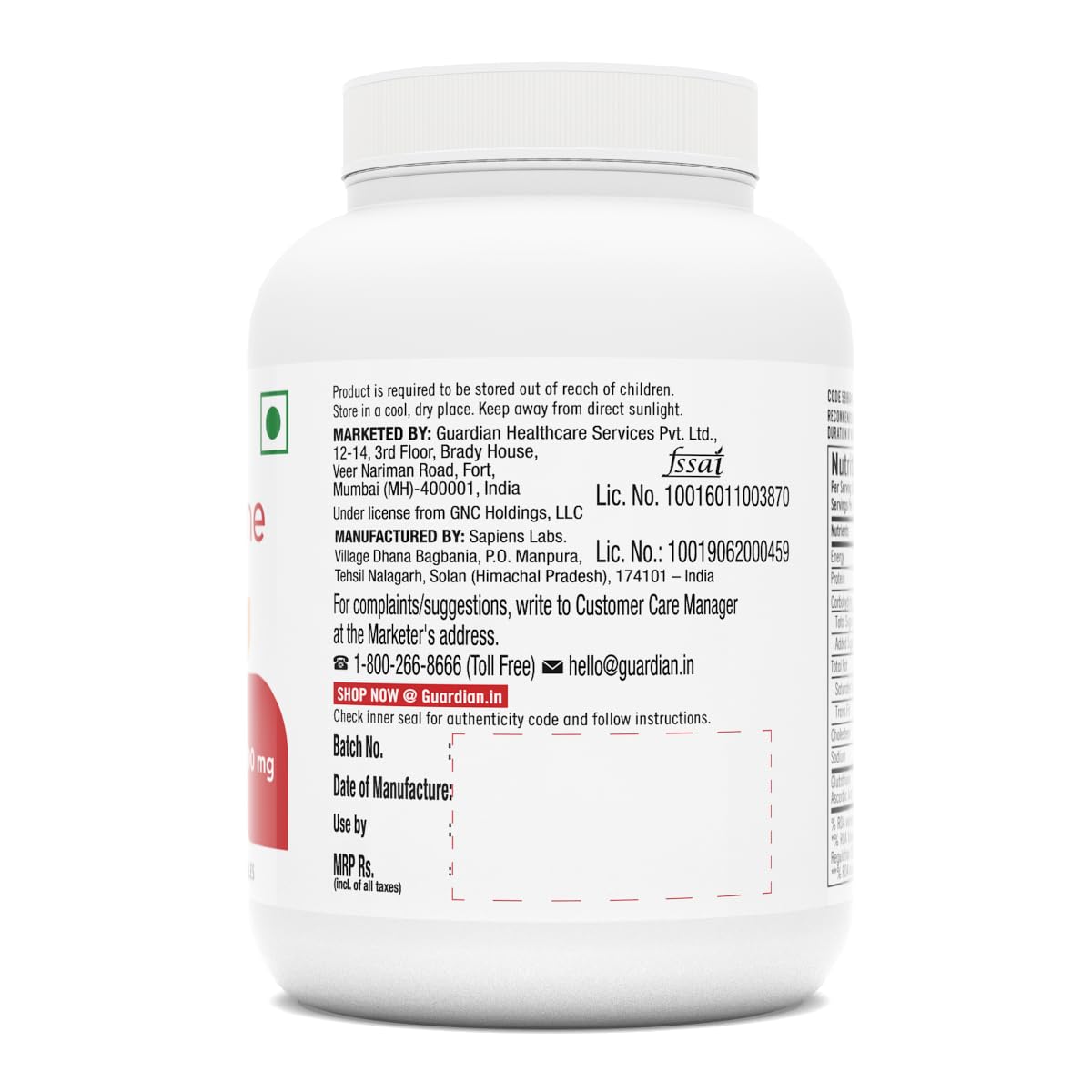 Zephivo GNC Glutathione 500mg With Vitamin C For Clear & Radiant Skin | 60 Veg Capsules | Reduces Dark Spots & Melanin Pigmentation | Boosts Immunity | Fights Pollution & UV Damage | For Men & Women| Formulated In USA