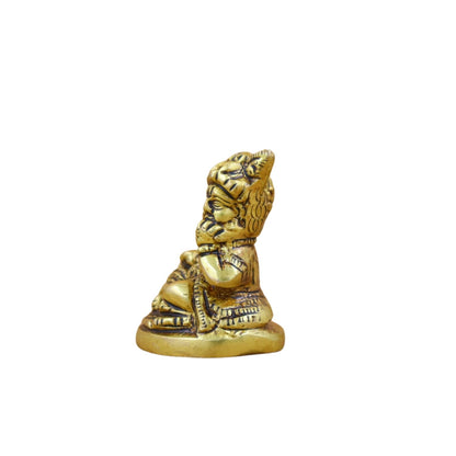 100% Pure Brass Laddu Gopal Idol for Home Dcor, Puja, and Spiritual Gifting | Ideal for Living Room, Temple, or Personal Altar