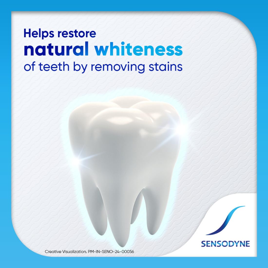 Sensodyne Toothpaste Whitening | White Teeth and Daily Sensitivity Protection Tooth Paste Pack of 1 - 70gm | Dentist Recommended | Fresh Breath, Fight Tooth Decay, Healthy Gums