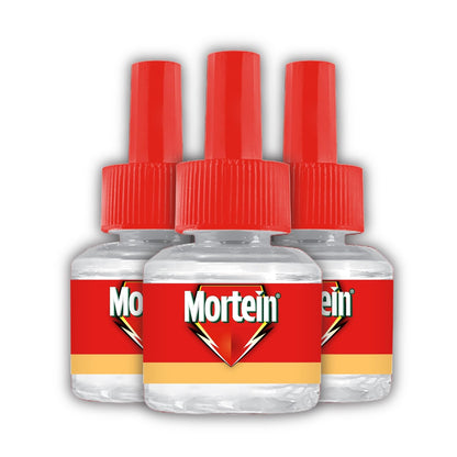 Mortein 45ml x 3 Refills With The Pleasant Fragrance of Mandarin & Neroli Liquid| Fits All Machines | Smartplus Mosquito Killer | 100% Protection from Mosquitoes | Insect & Mosquito Repellent