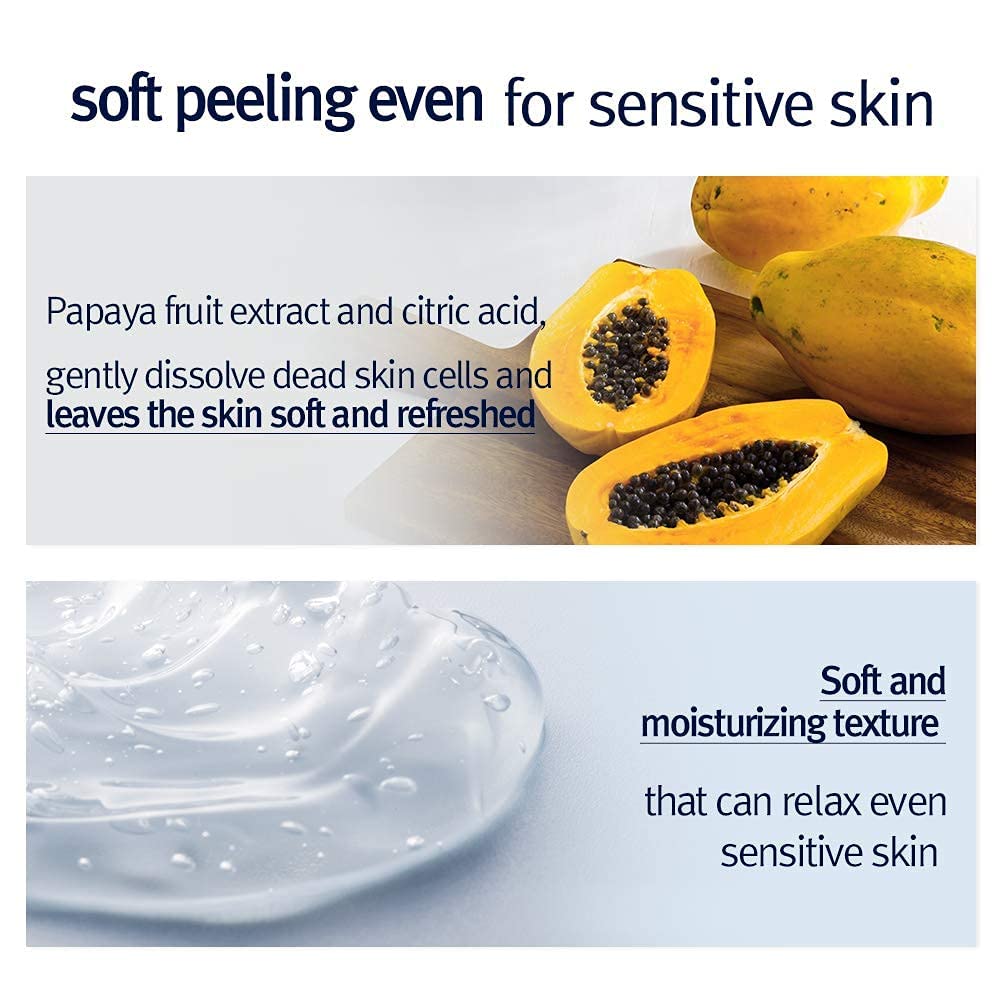 [PKY] Pyunkang Yul Peeling Gel with Immediate Visible Effect, Mild and Smooth Face Scrub with Papaya and AHA, Zero-Irritation, Korean Skincare (100ml)