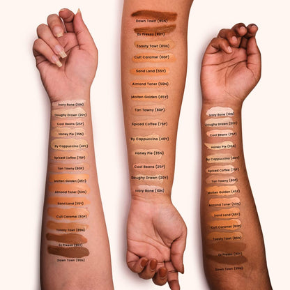 Earth Rhythm Matte Set Go Foundation with SPF 30, Pa++++ | Hyaluronic Acid, Niacinamide Acid, Jojoba Oil & Lotus Extract | Smooth Finish, Sun Protect & super Hydrating | Tan Tawny – 30ml