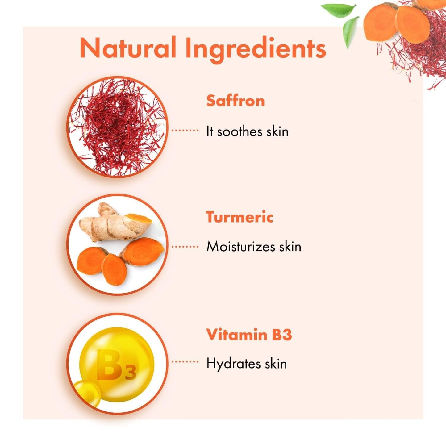 Good Vibes Ubtan Insta Glow Light Day Cream, 50 g | Brightening Nourishing Hydrating Face Moisturizer For All Skin Types | With Turmeric, Saffron, Vitamin B3 | No Parabens, Sulphates & Mineral Oil