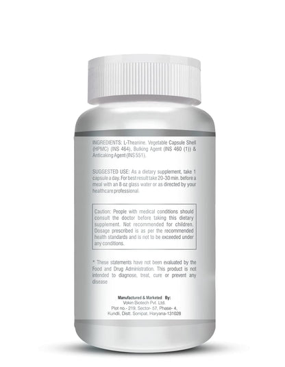 Supplement bottle with label on a white background