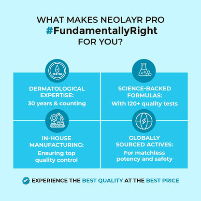 NEOLAYR Pro Enlite Skin Illuminating Day Cream | Manage Hyper-Pigmentation with SPF 50 | Biomimetic Peptide & Scotch Pine Bark Extract | 40 GM