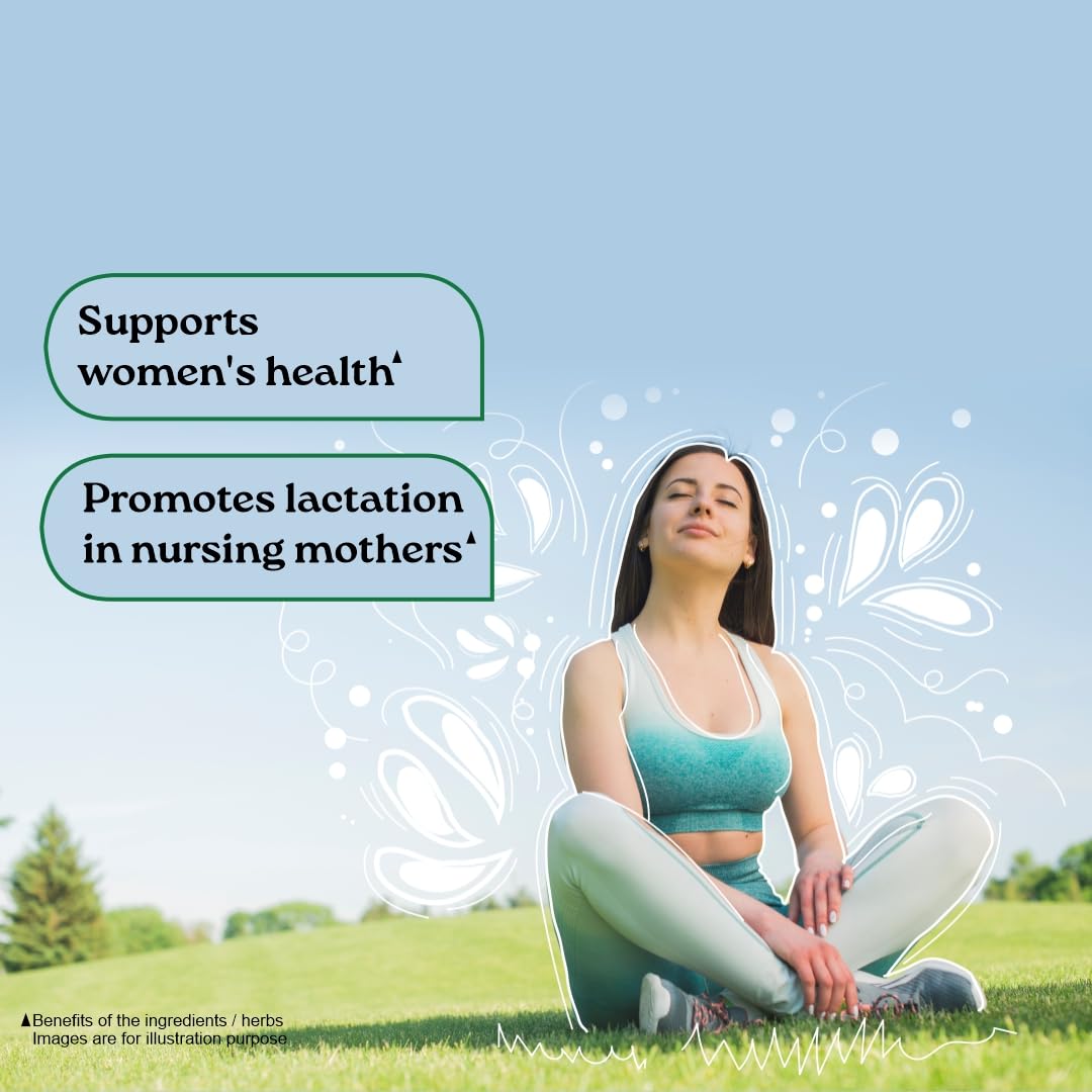 A TATA Product -Organic India Shatavari Capsules, 60 Capsules, Supports Women’s Health, Whole Herb*, Certified Organic, No Added Fillers or Chemicals