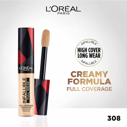 L'Oreal Paris Infallible Full Wear More Than Concealer - 308, 10ml