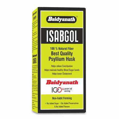 Baidyanath ISABGOL packaging on a white background
