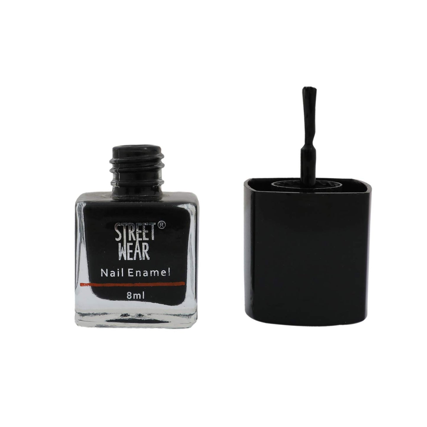 Street Wear Nail Enamel, Black Knight, 8ml