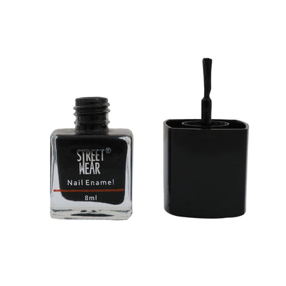 Street Wear Nail Enamel, Black Knight, 8ml