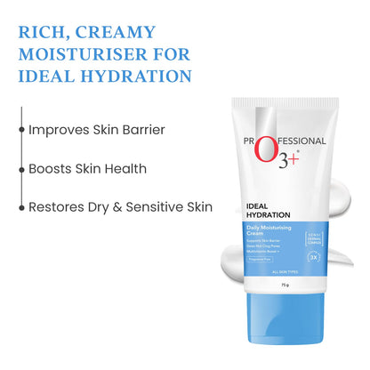 O3+ Ideal Hydration Moisturisation With Hyaluronic Acid For Barrier Repair | 75g