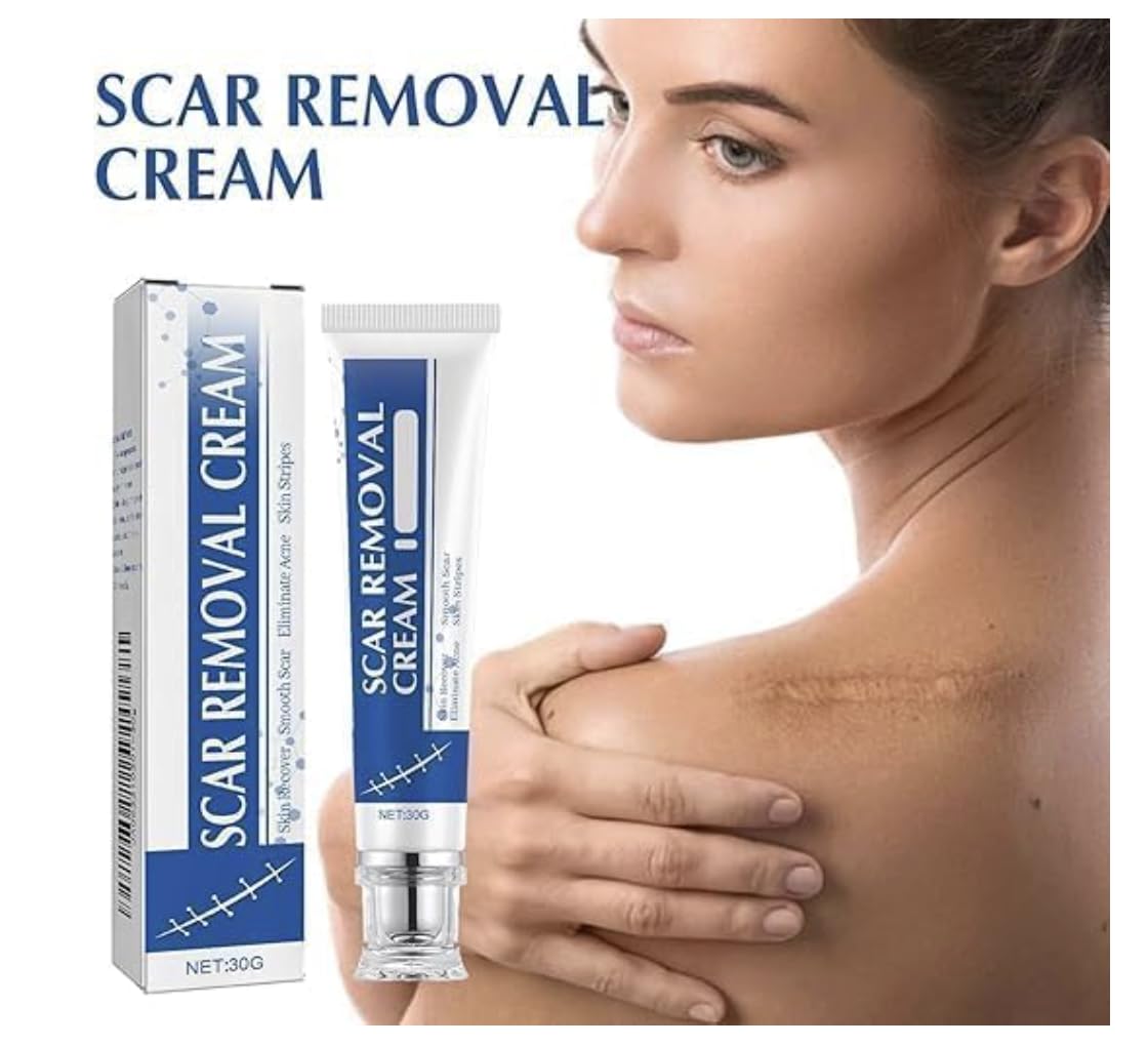 Scar Removal Cream for Skin Recovery & Scar Care | Moisturizing Formula for Smoother-Looking Skin | Helps Reduce the Appearance of Marks