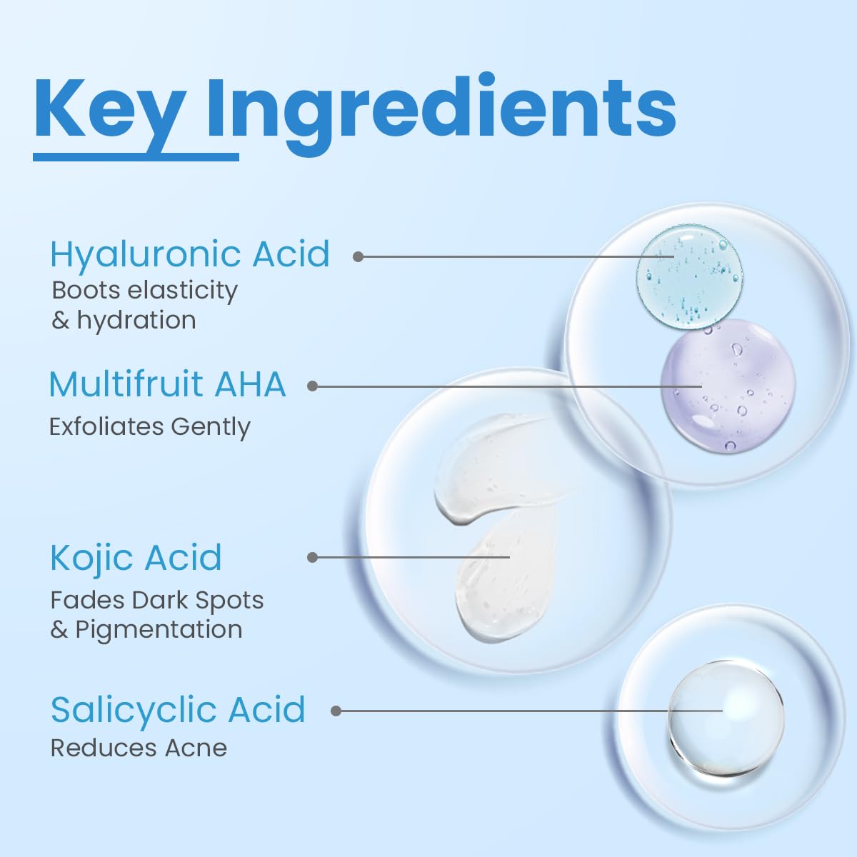 FCL Brightening Face Mask | Kojic Acid Face Mask With Hyaluronic Acid For Glowing Skin | With PHA, BHA & AHA | Exfoliates Dead Skin & Shrinks Open Pores - 100Gm