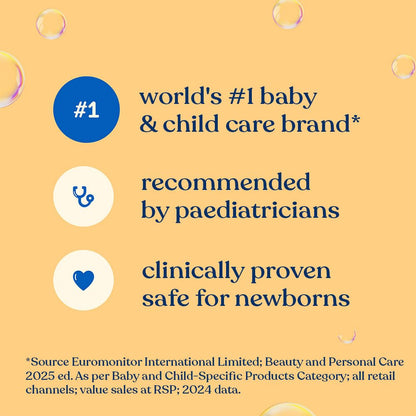 Johnson's Baby No More Tears Baby Shampoo, 100ml | With Aloe & Vitamin B5 | Helps Clean & Protect Baby Hair | No Added Parabens, Dyes, Sulphates & Pthalates | Hypoallergenic & PH Based Formula | Recommended by Paediatricians