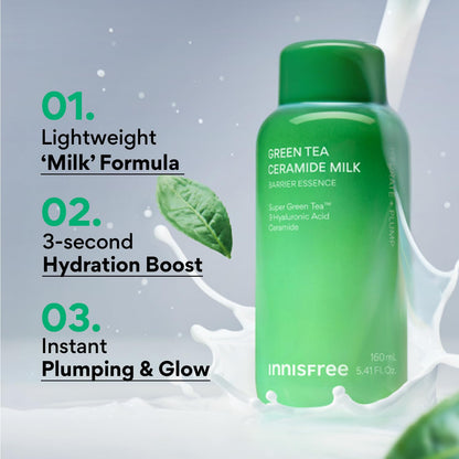 Innisfree Green Tea Ceramide Milk and Seed Skin- Toner