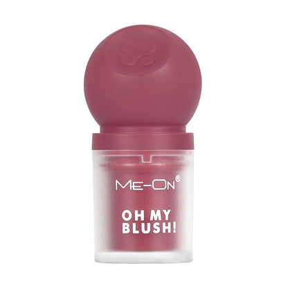 ME-ON Oh My Blush Cushion Applicator, Liquid Cheek Tint (02 Rosy)