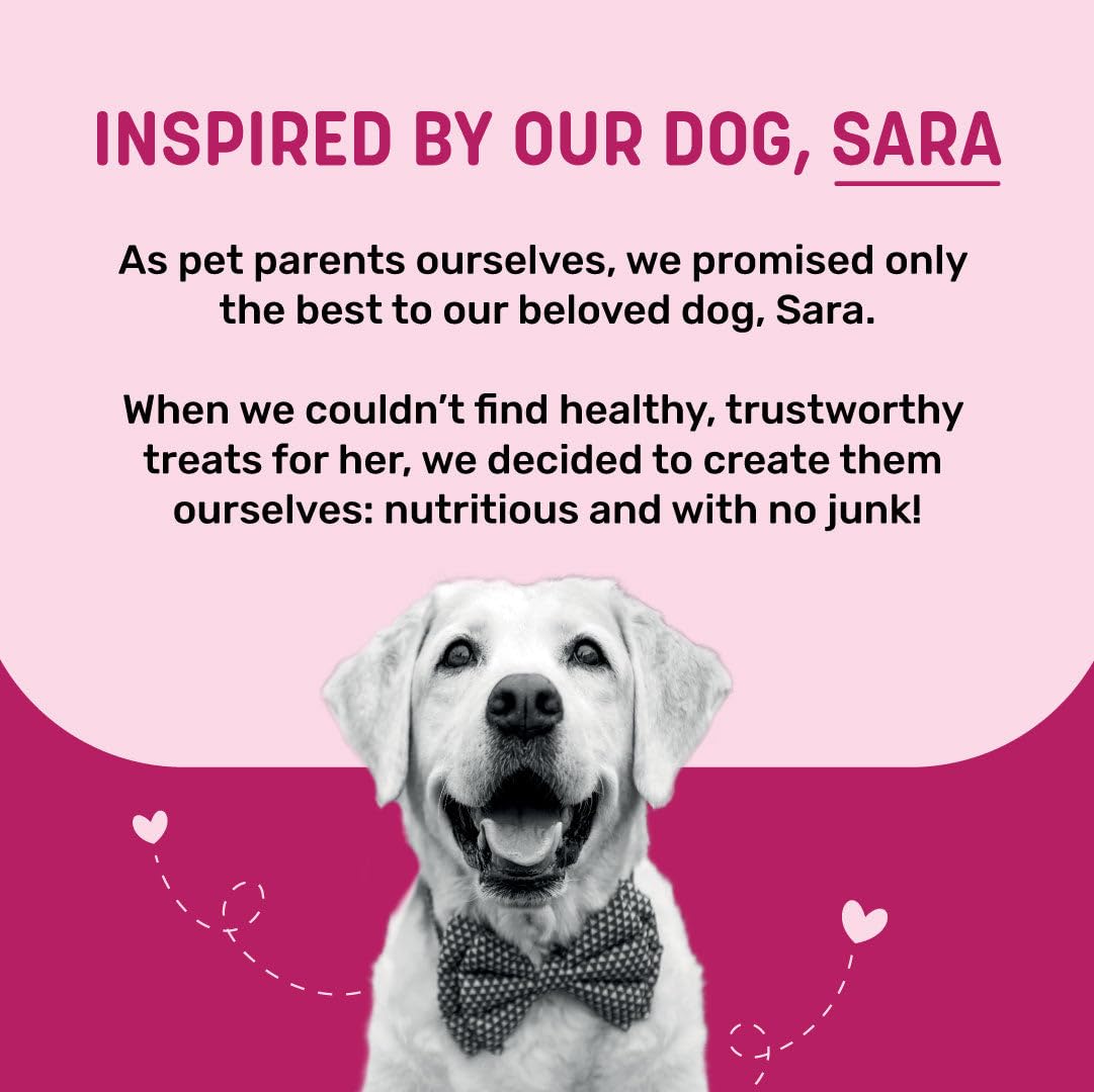 Sara’s Doggie Treats – Dehydrated Lamb Jerky for Dogs – 70 gm | High-Protein, Natural Dog Treats | Grain-Free, Preservative-Free, Healthy Snacks for All Breeds