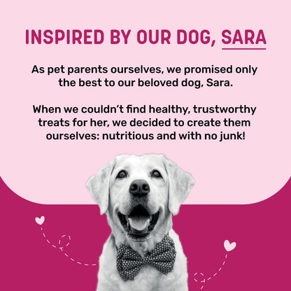 Sara’s Doggie Treats – Dehydrated Lamb Jerky for Dogs – 70 gm | High-Protein, Natural Dog Treats | Grain-Free, Preservative-Free, Healthy Snacks for All Breeds