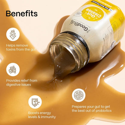 The Good Bug Gut Cleanse - 14 Prebiotic Colon Detox Shots | Improves Probiotic Activity, Gut Health & Digestion | Tackles Bloating, Gas & Constipation
