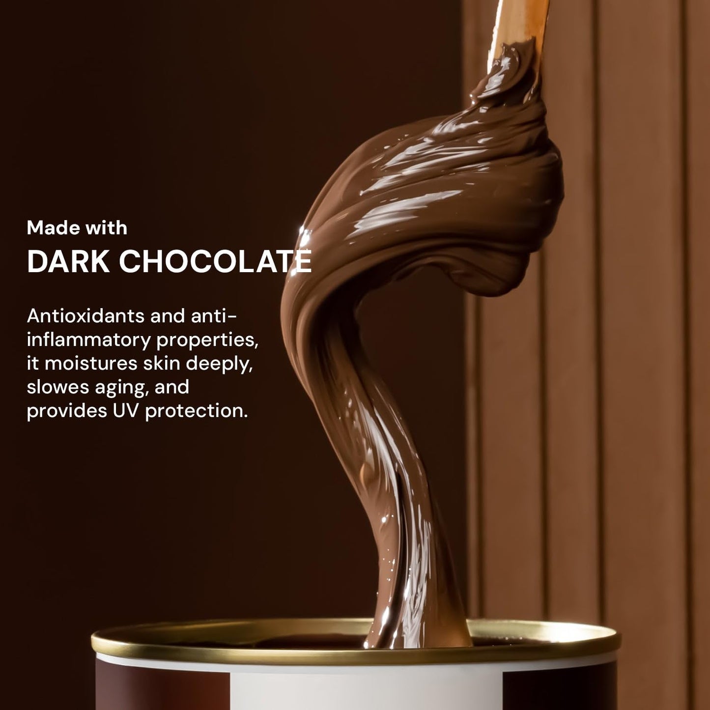Raaga Professional Liposoluble Body Wax | Dark Chocolate (Contains Imported Ingredient) | Dermatologically Tested, Colophony Free | For All Skin Types (800 ml)