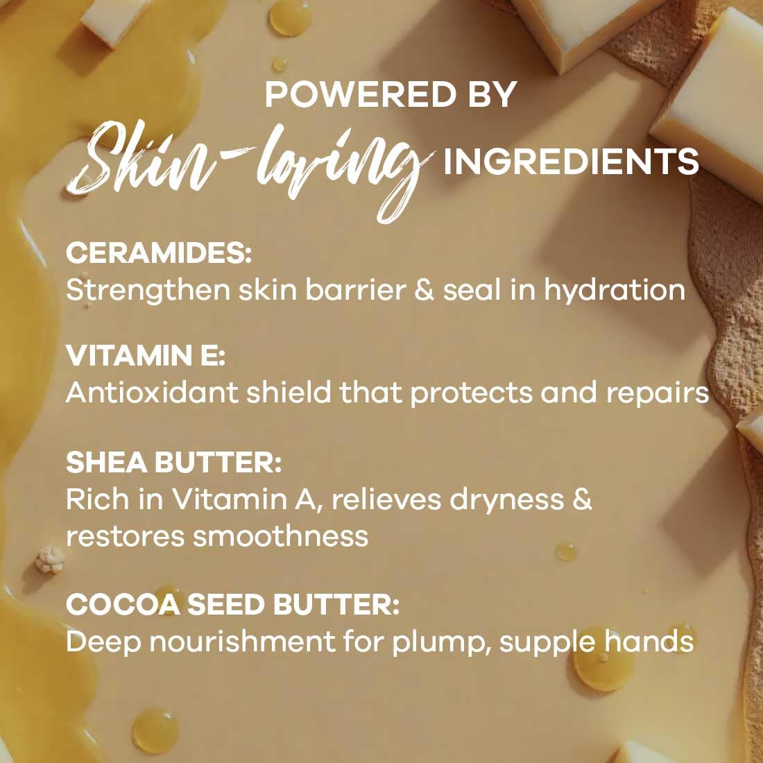 Earth Rhythm Softening Hand Cream, Locks Moisture with Ceramides, Fast Absorbing, No Silicones - Ocean Breeze