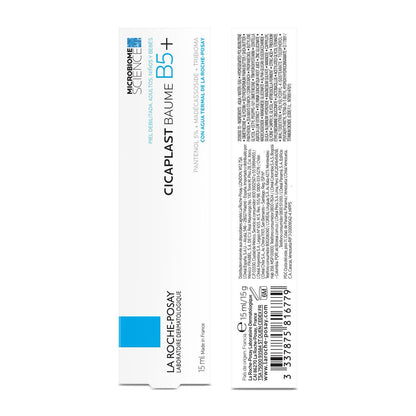 La Roche-Posay Cicaplast Baume B5+ bottle on a white background